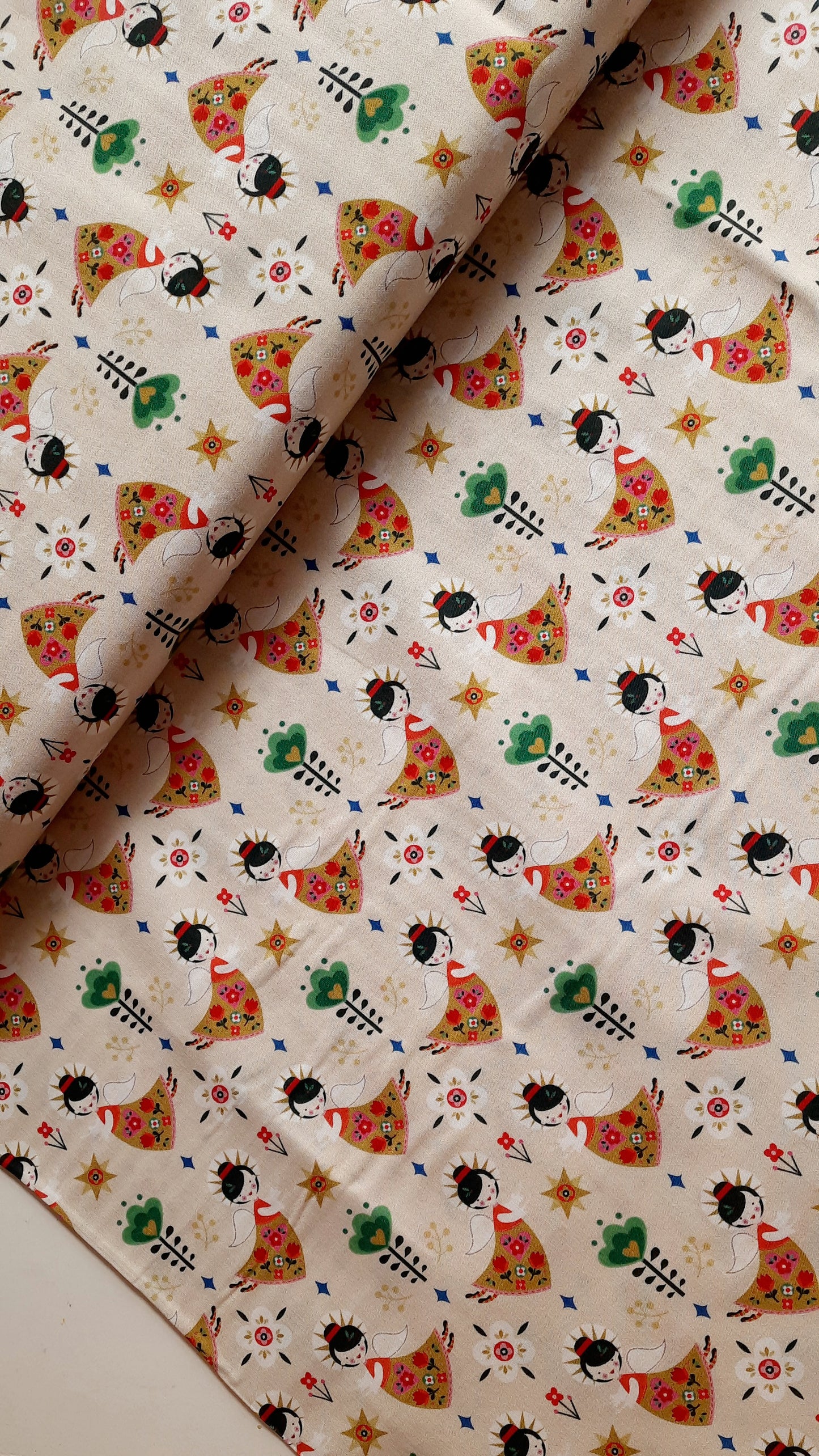 Nordic Noel "Angels" 100% Cotton by Dashwood Studio - Per FQ (£11/m)