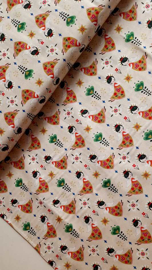 Nordic Noel "Angels" 100% Cotton by Dashwood Studio