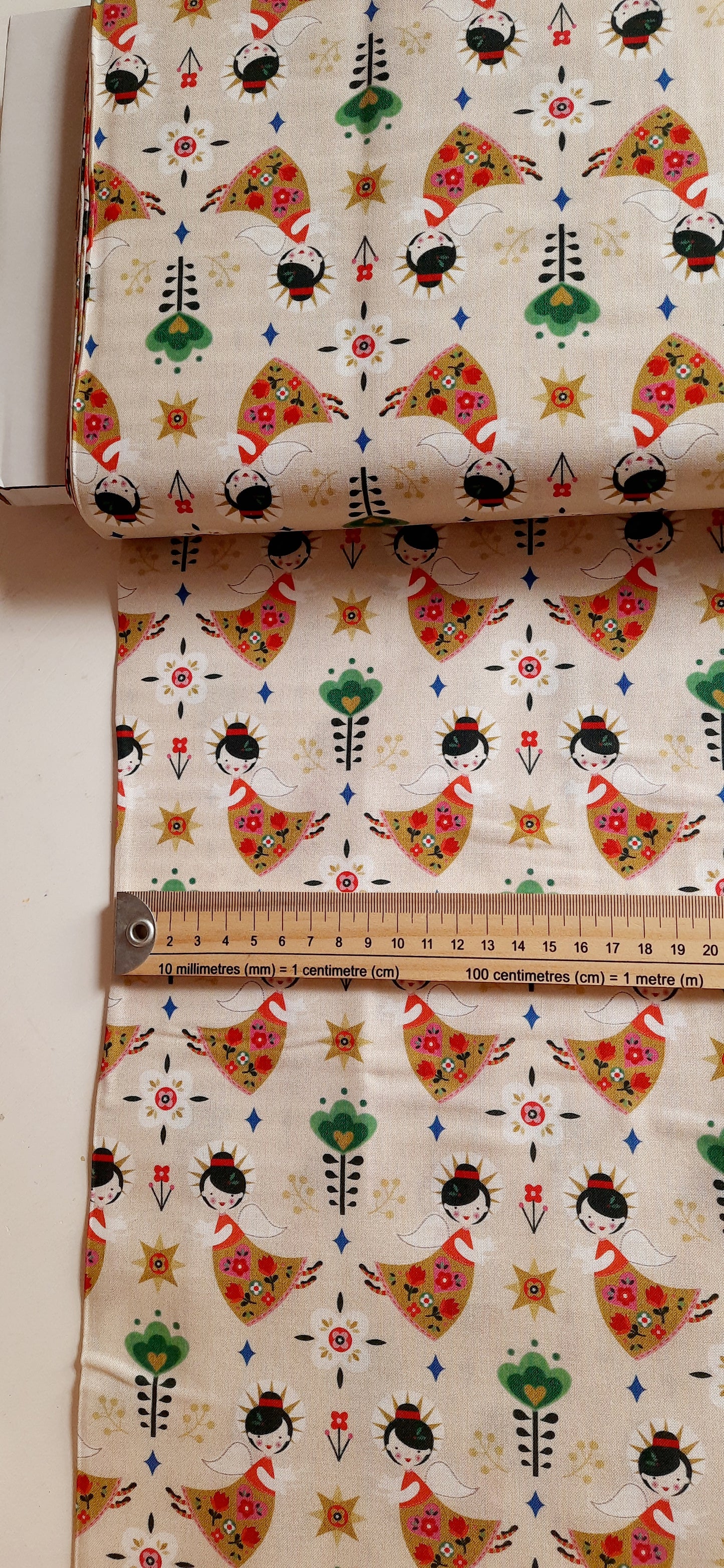 Nordic Noel "Angels" 100% Cotton by Dashwood Studio - Per FQ (£11/m)
