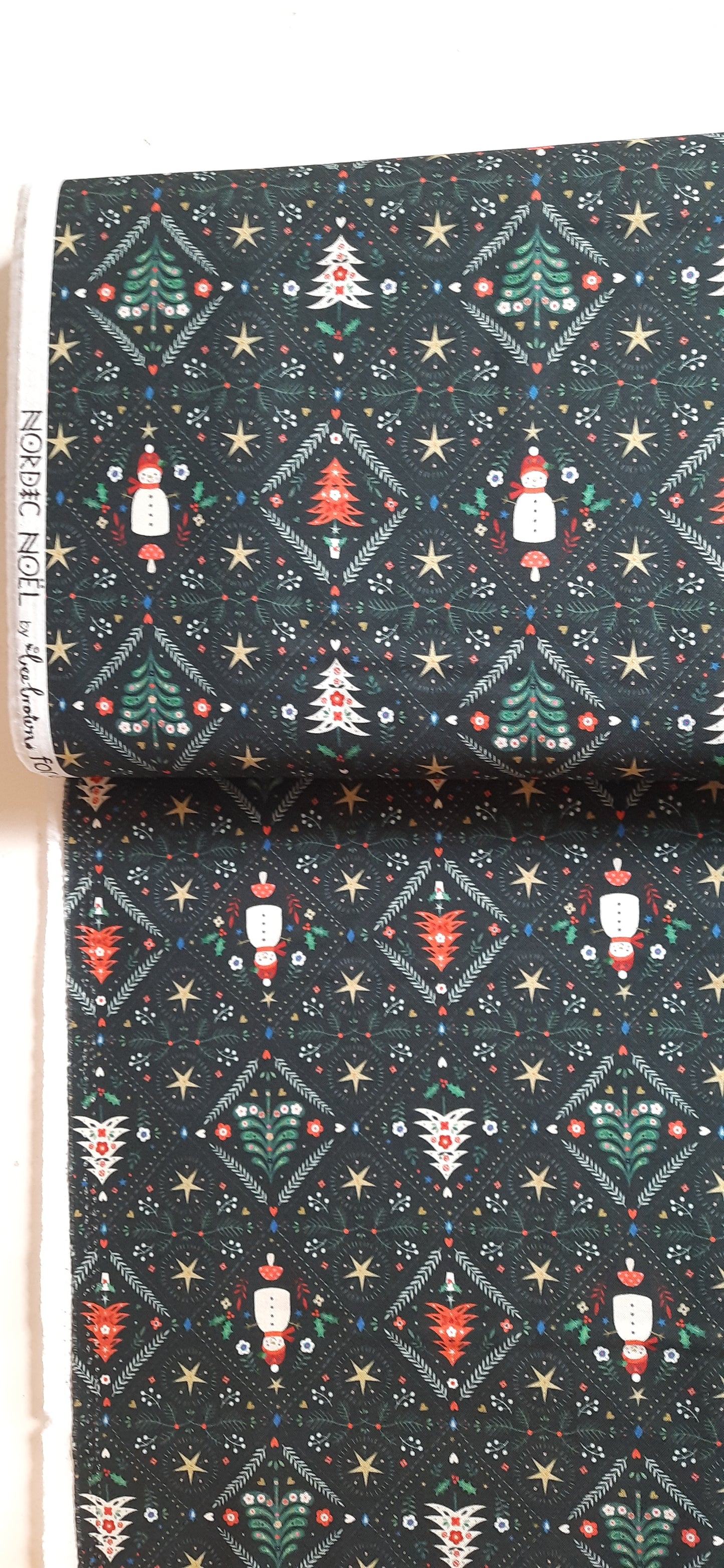 Nordic Noel "Tiles" 100% Cotton by Dashwood Studio - Per FQ (£11/m)