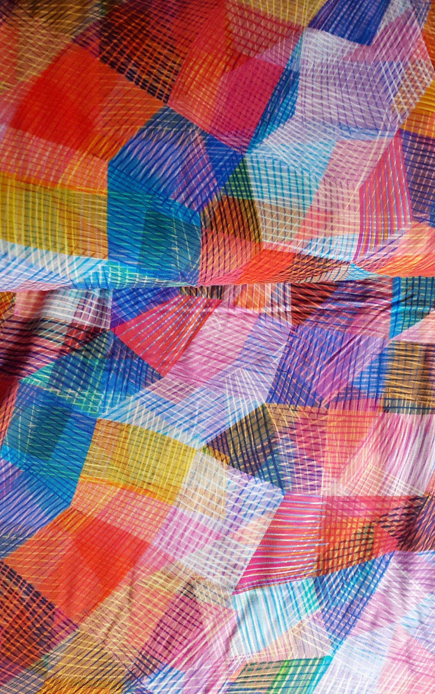 Chroma Rose Rayon by Rachel Parker for Dashwood Studio - Per ¼ Metre (£15/m)