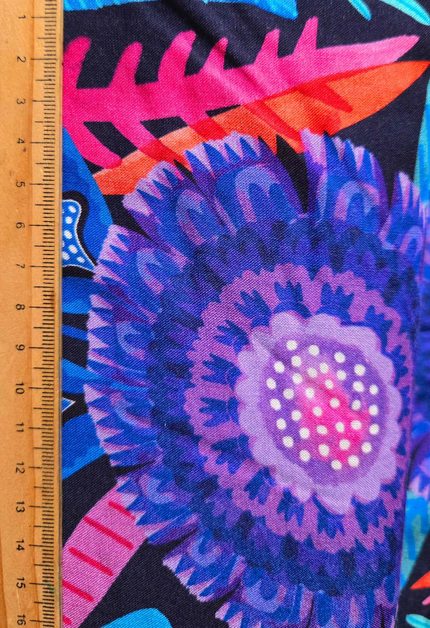 Neon Bloom Rayon by Rachel Parker for Dashwood Studio - Remnant 145cm x Width