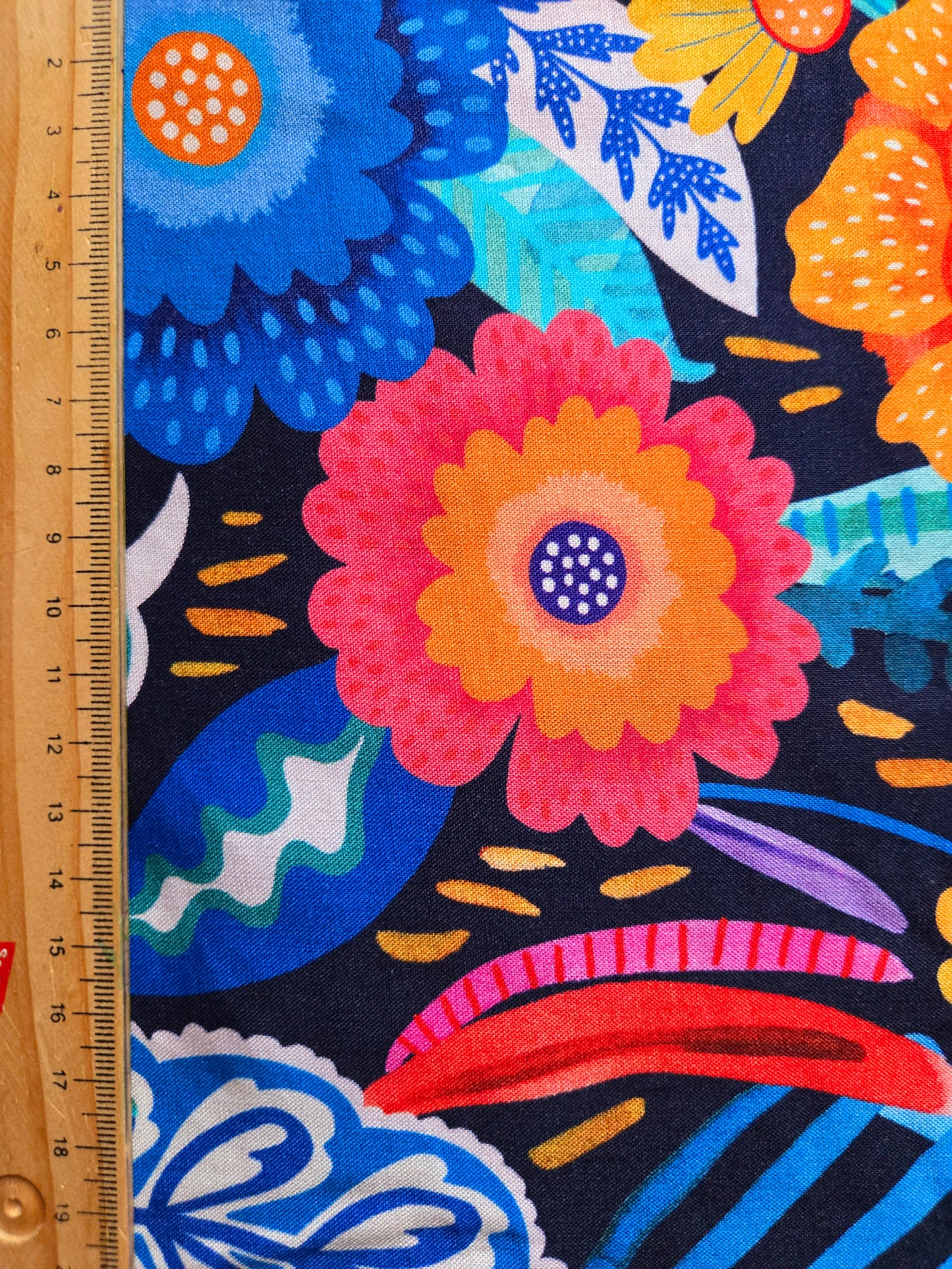 Neon Bloom Rayon by Rachel Parker for Dashwood Studio - Remnant 145cm x Width