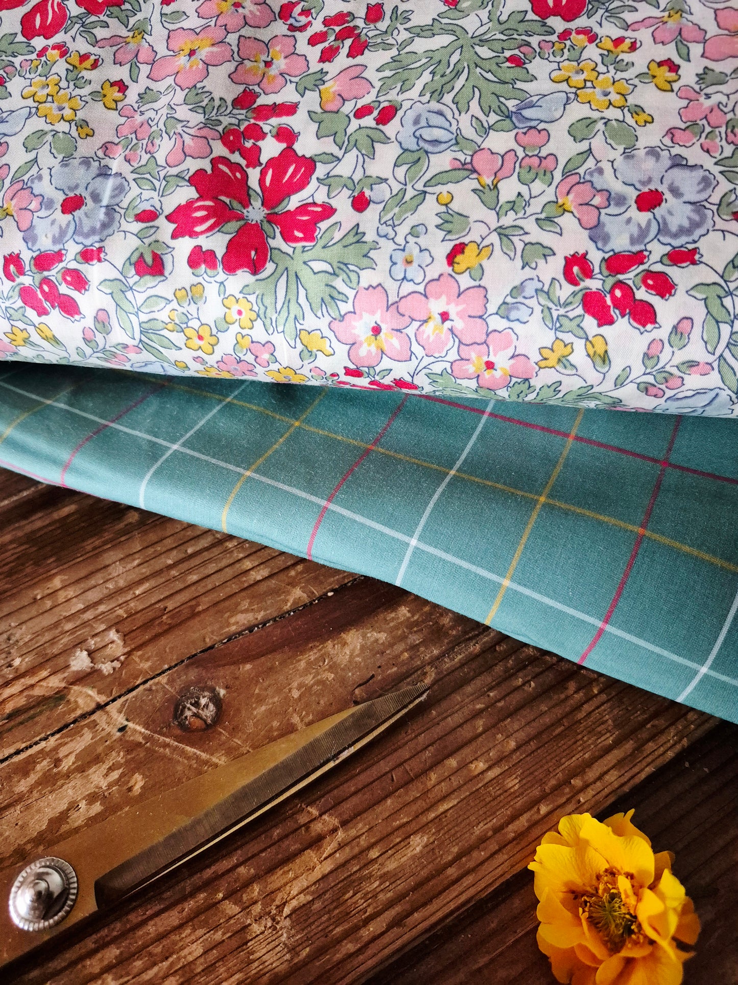 Country Check Cotton Poplin - Per ¼ Metre (£6/m)