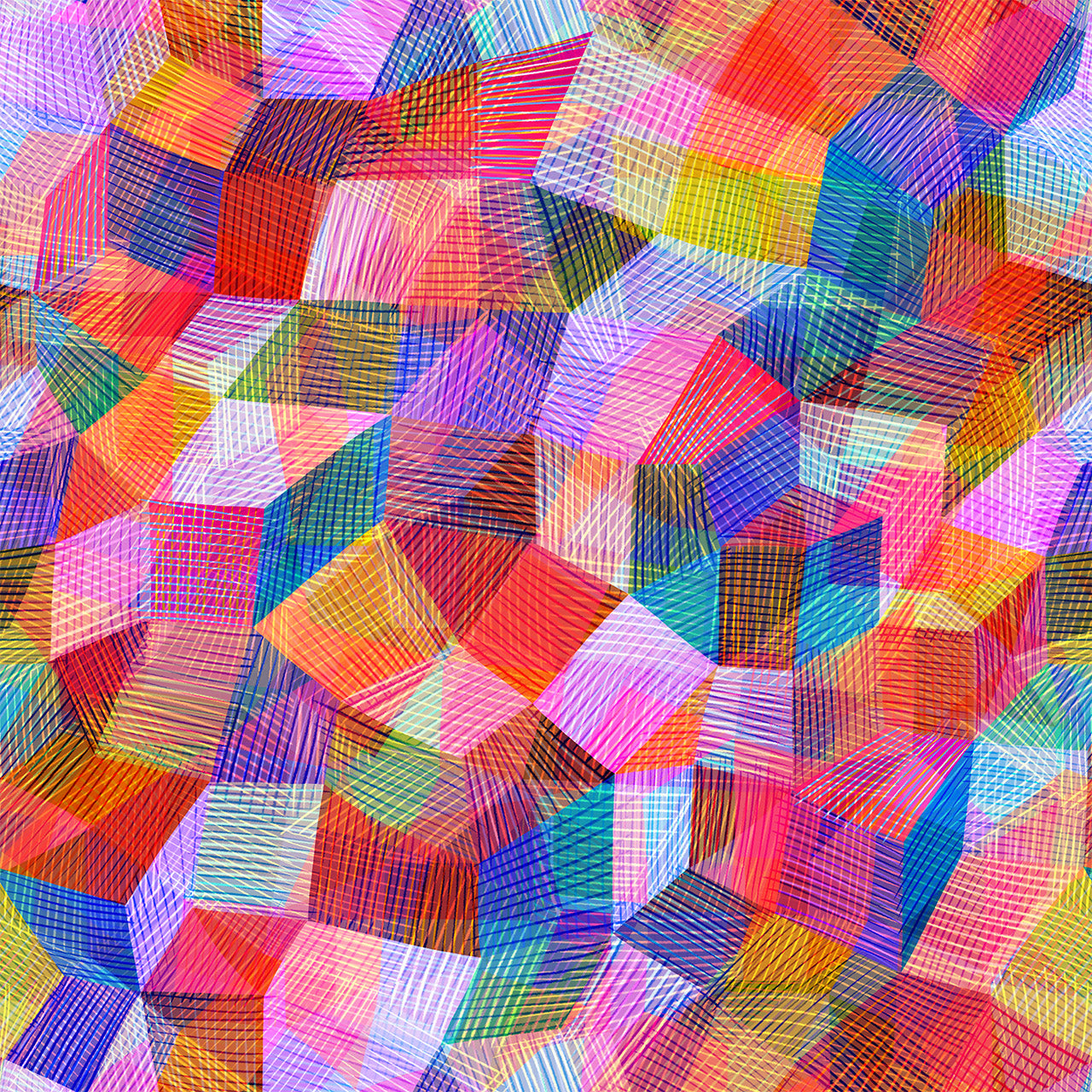 Chroma Rose Rayon by Rachel Parker for Dashwood Studio - Per ¼ Metre (£15/m)