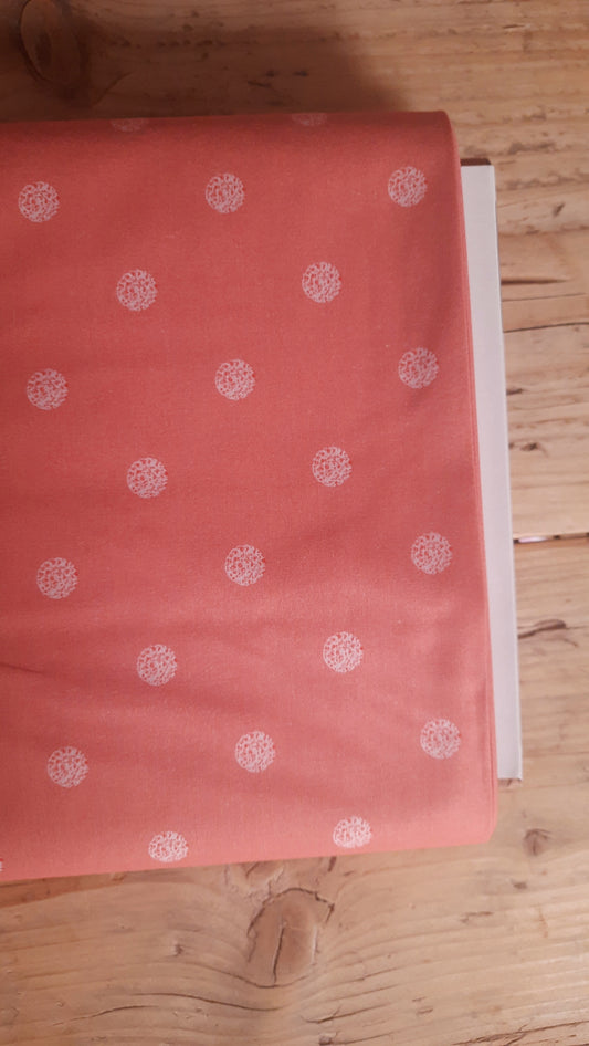 Dots on Pink from A Walk In The Woods 100% Cotton by PBS - Per FQ (£15/m)