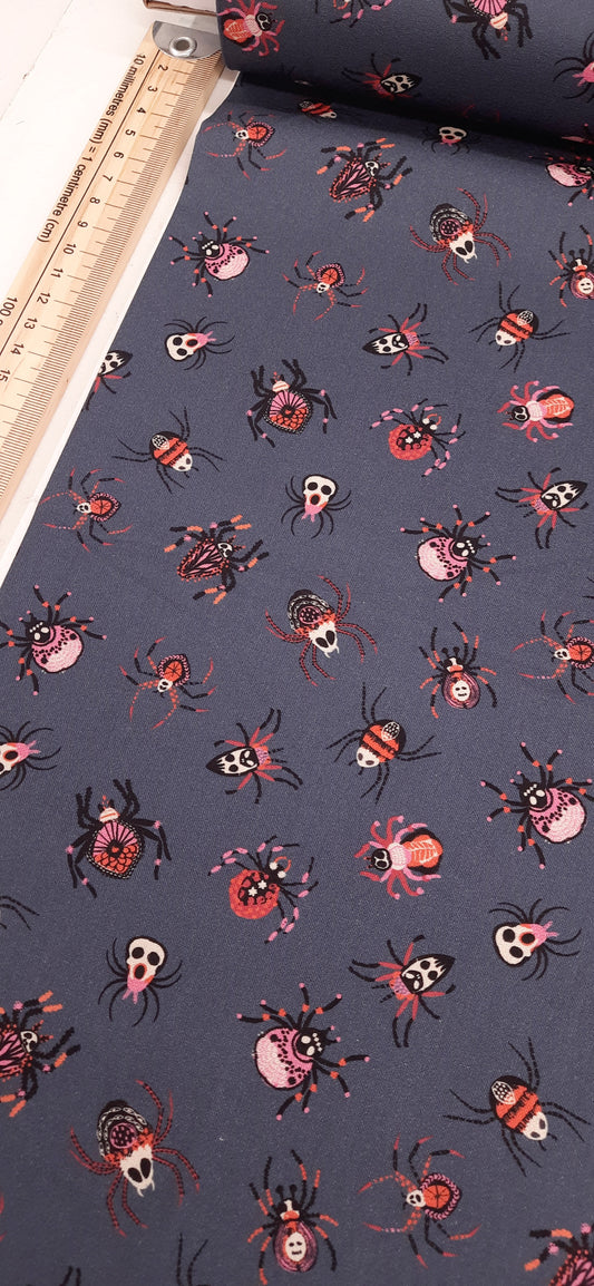 Spiders from Forest Whispers by Dashwood Studio - Per FQ (£10/m)