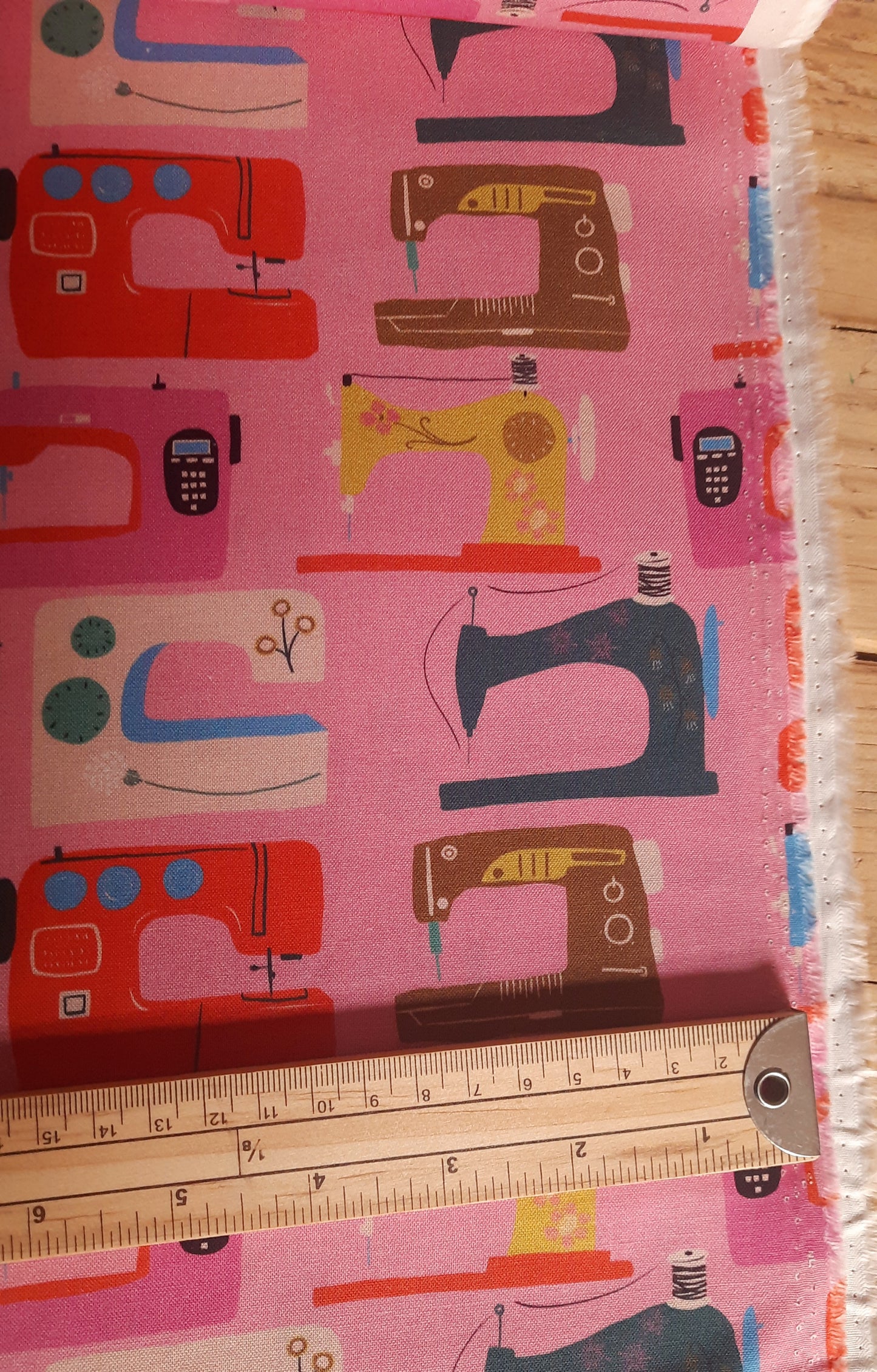 Sewing Machines 100% Cotton by Dashwood Studio - Remnant 104cm x width