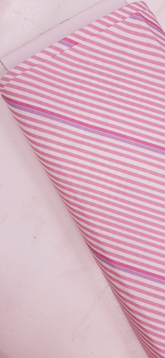 Pink Straws 100% Cotton from Citrus Pop - Per FQ (£10/m)