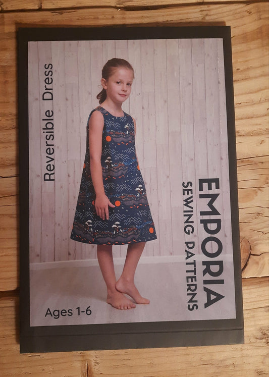 Emporia Patterns Reversible Dress Pattern - Ages 1-6 Years