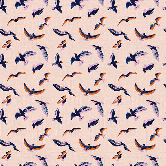 Flying Birds from Sky Gazing 100% Cotton by PBS - Per FQ (£15/m)