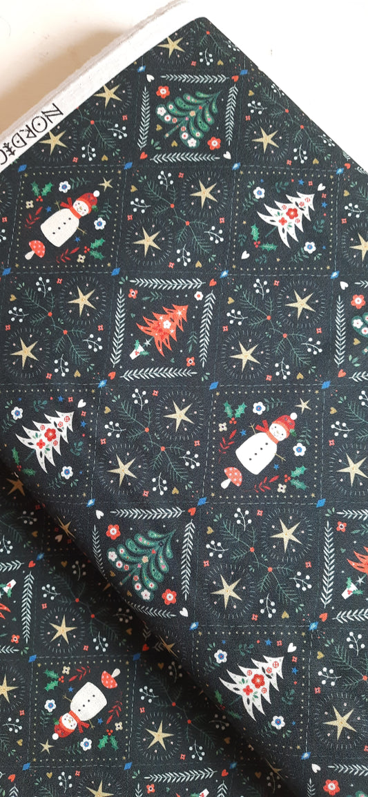 Nordic Noel "Tiles" 100% Cotton by Dashwood Studio - Per FQ (£11/m)