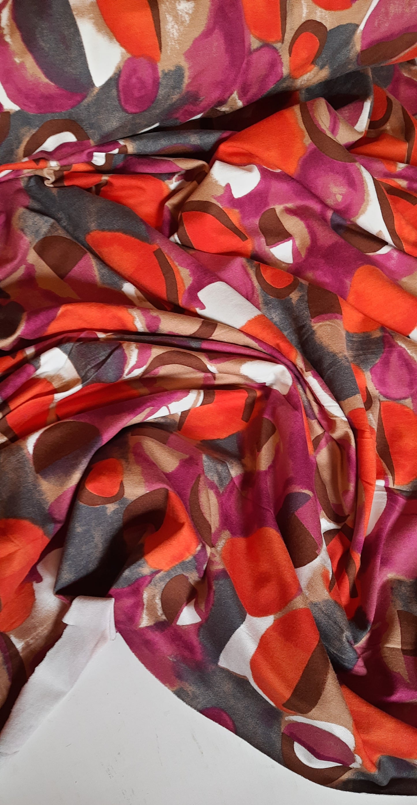 Autumn Palette Viscose Jersey - Per ¼ Metre (£10/m)