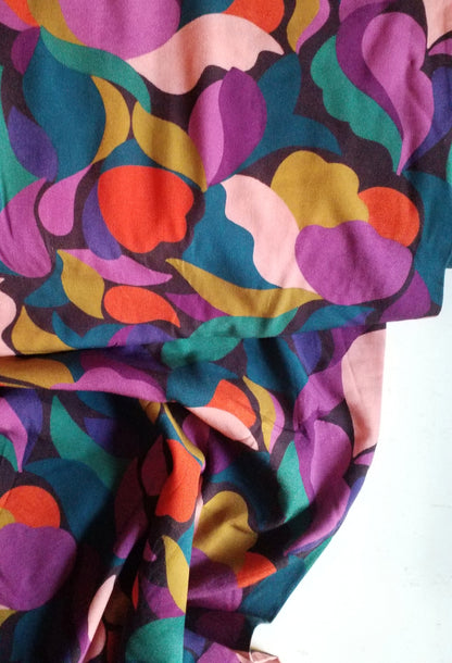 Floral Thicket Viscose Stretch- Per ¼ Metre (£13/m)