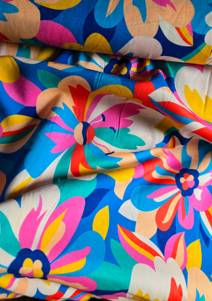 Tapestry Summer Rayon by Sholto Drumlanrig for Dashwood Studio - Per ¼ Metre (£17/m)