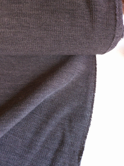 Charcoal Grey 100% Wool Ex Designer – Per ¼ Metre (£16/m)