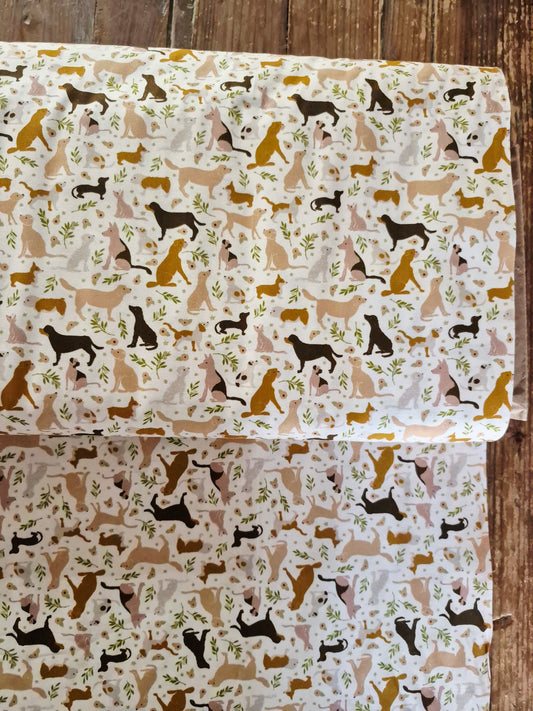 Woof You Forever from Ginger and Olive by Camelot - Per FQ (£15/m)