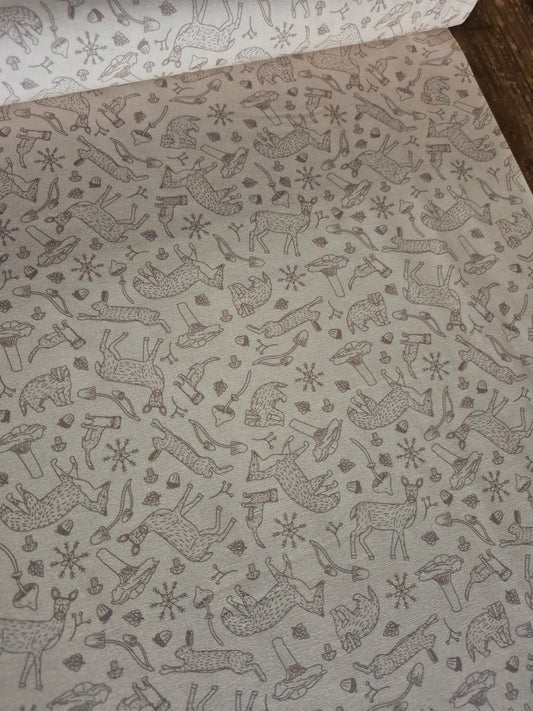 Woodland Animals 100% Cotton Craft Cotton Co. - Per FQ (£8/m)