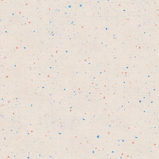 Rainbow Dust Terrazzo Cream 100% Cotton by PBS - Per FQ (£15/m)