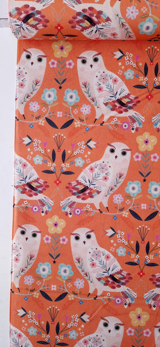 Animal Magic (Owls) 100% Cotton by Dashwood Studio – Per FQ (£7/m)