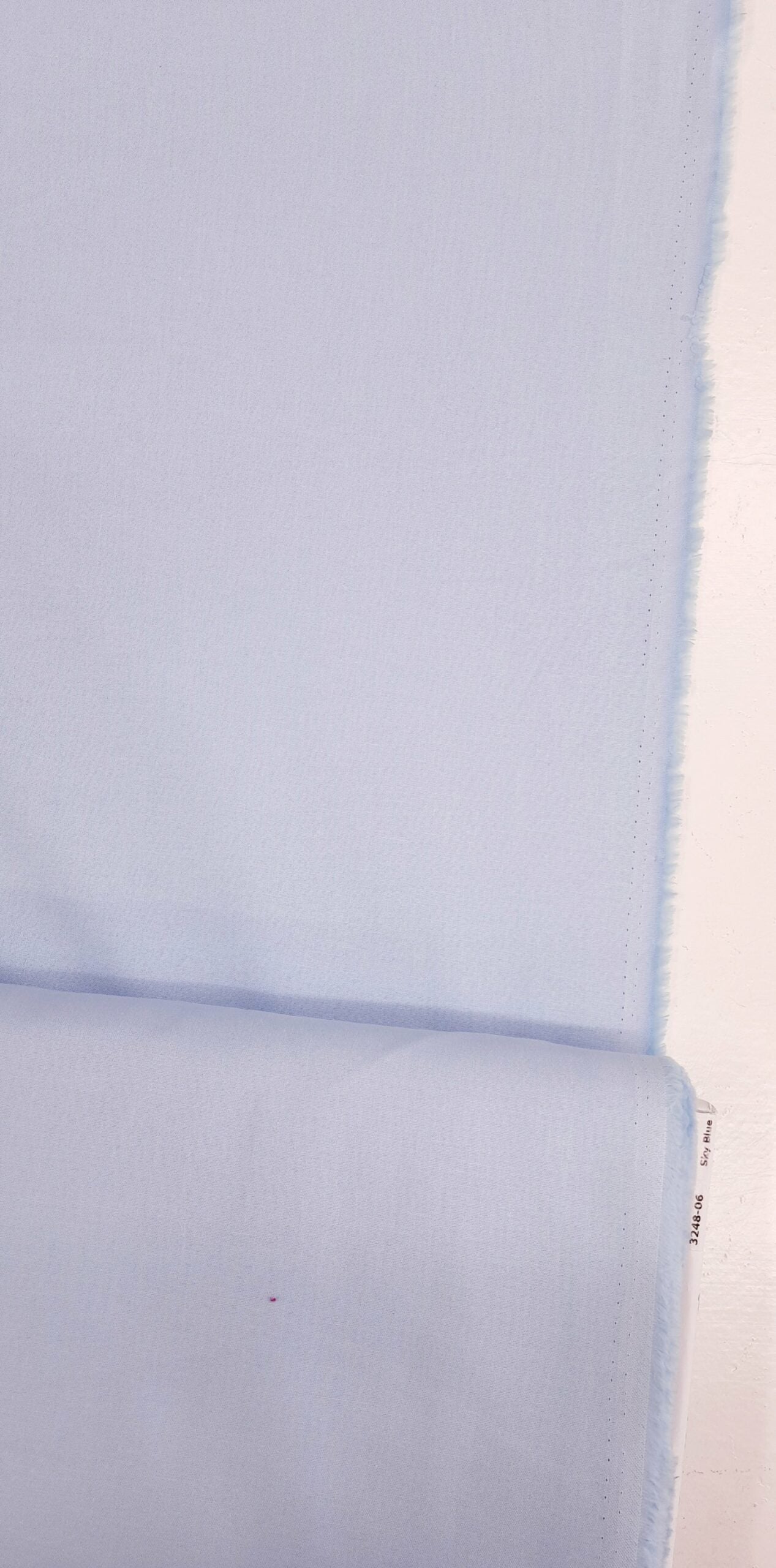 Sky Blue 100% Organic Cotton Solids Make & Believe - Per FQ (£8/m)