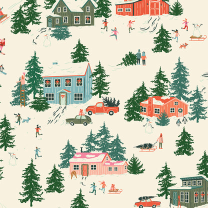 15 FQ Fabric Wonders from Christmas in the Cabin by AGF Studios - Per Bundle