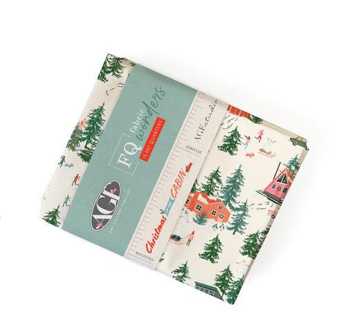 15 FQ Fabric Wonders from Christmas in the Cabin by AGF Studios - Per Bundle