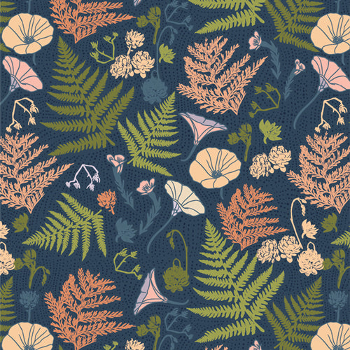 Coastline Flora Warm From Tomales Bay by AGF - Per FQ (£14/m)