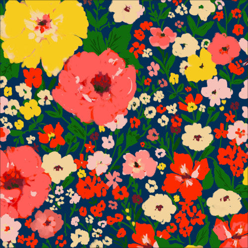 Wild Fields From Sweet Beauties Laminate 100% Organic Cotton - Per ¼ Metre (£12/m)