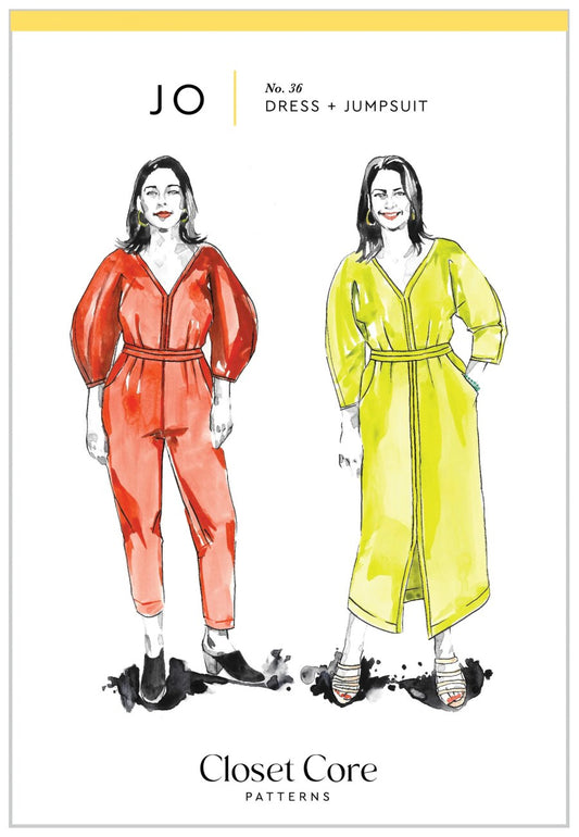 Jo Dress & Jumpsuit Pattern by Closet Core Patterns