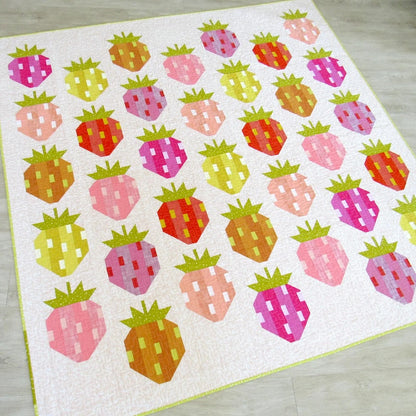Berry Season Quilt and Pillow Pattern by Elizabeth Hartman