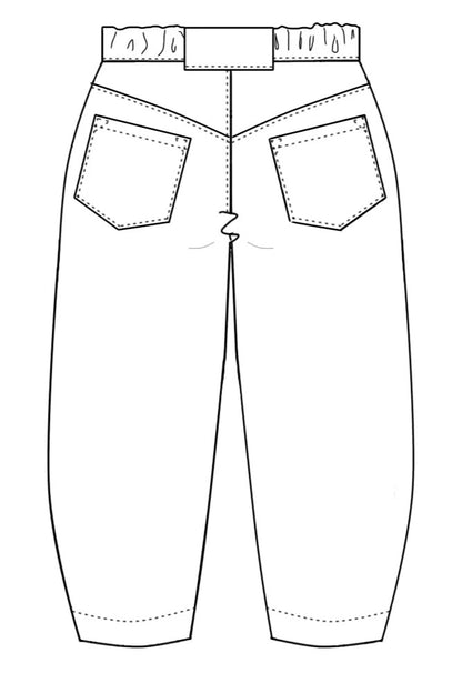 The Roan Trousers Paper Pattern By Emporia Patterns