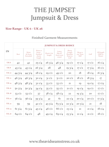 THE JUMPSET - Jumpsuit & Dress Sewing Pattern By The Avid Seamstress