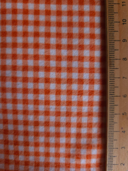 Harvest Rose Amber Gingham Flannel - Per ¼ Metre (£14/m)