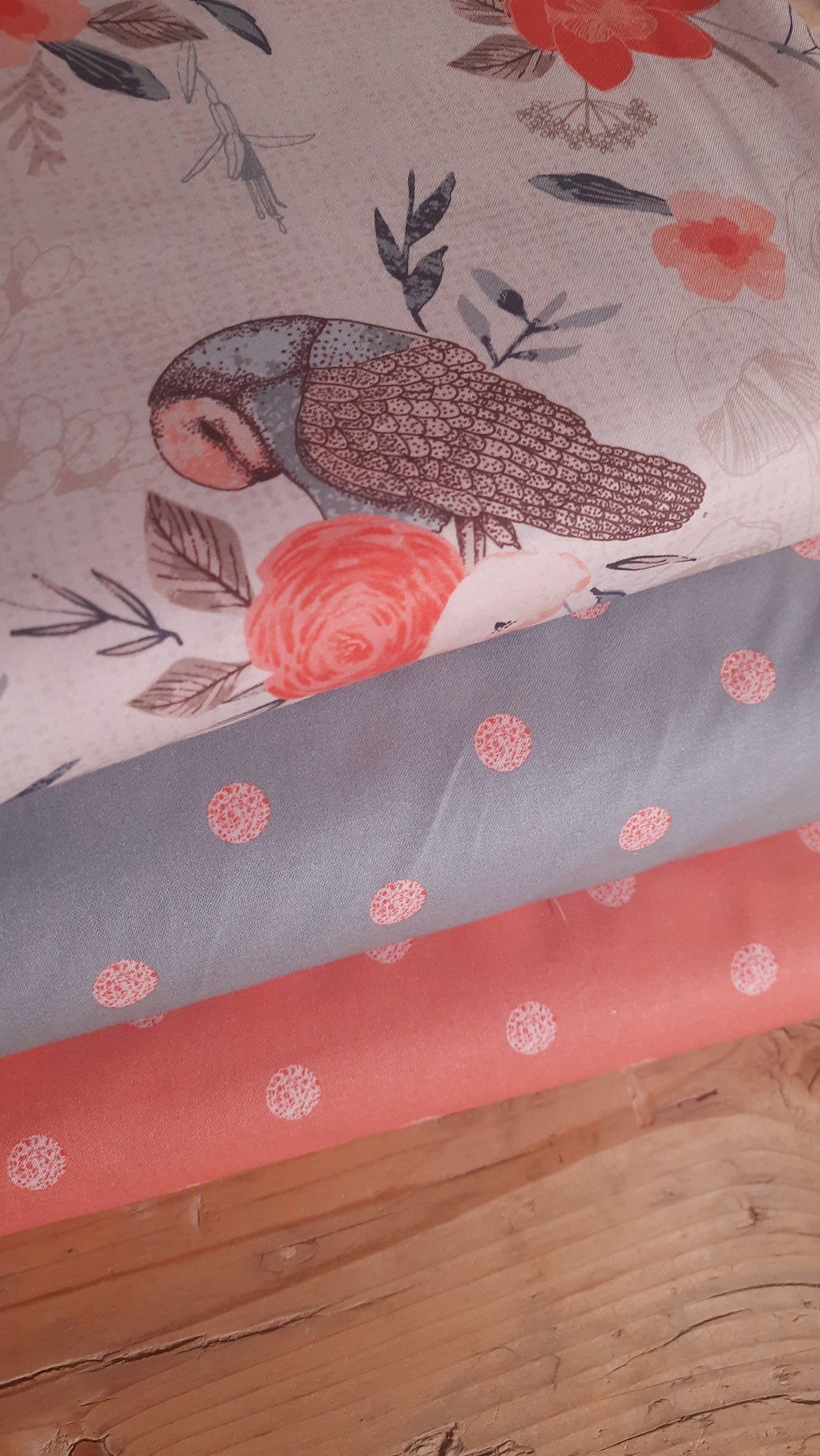 Birds from A Walk In The Woods 100% Cotton by PBS - Per FQ (£13/m)