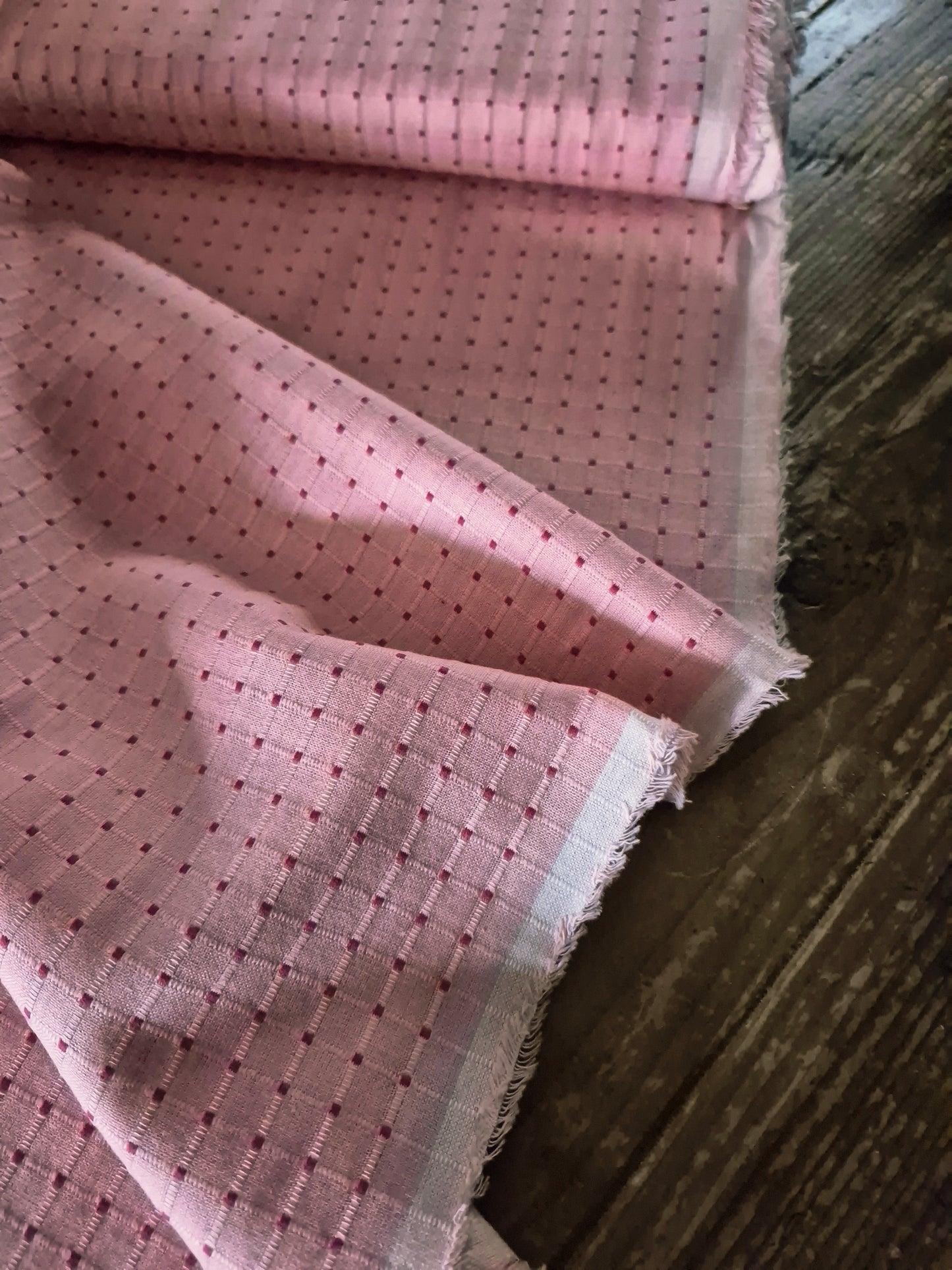 Poppy Yarn Dyed Cotton from Garden Variety by Anna Maria - Remnant 93cm x Width