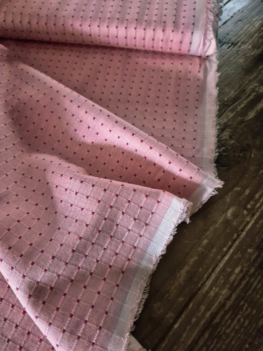 Poppy Yarn Dyed Cotton from Garden Variety by Anna Maria - Remnant 93cm x Width