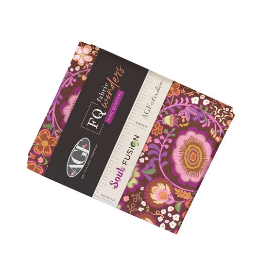 10 FQ Fabric Wonders from Soul Fusion by AGF Studios - Per FQ Bundle