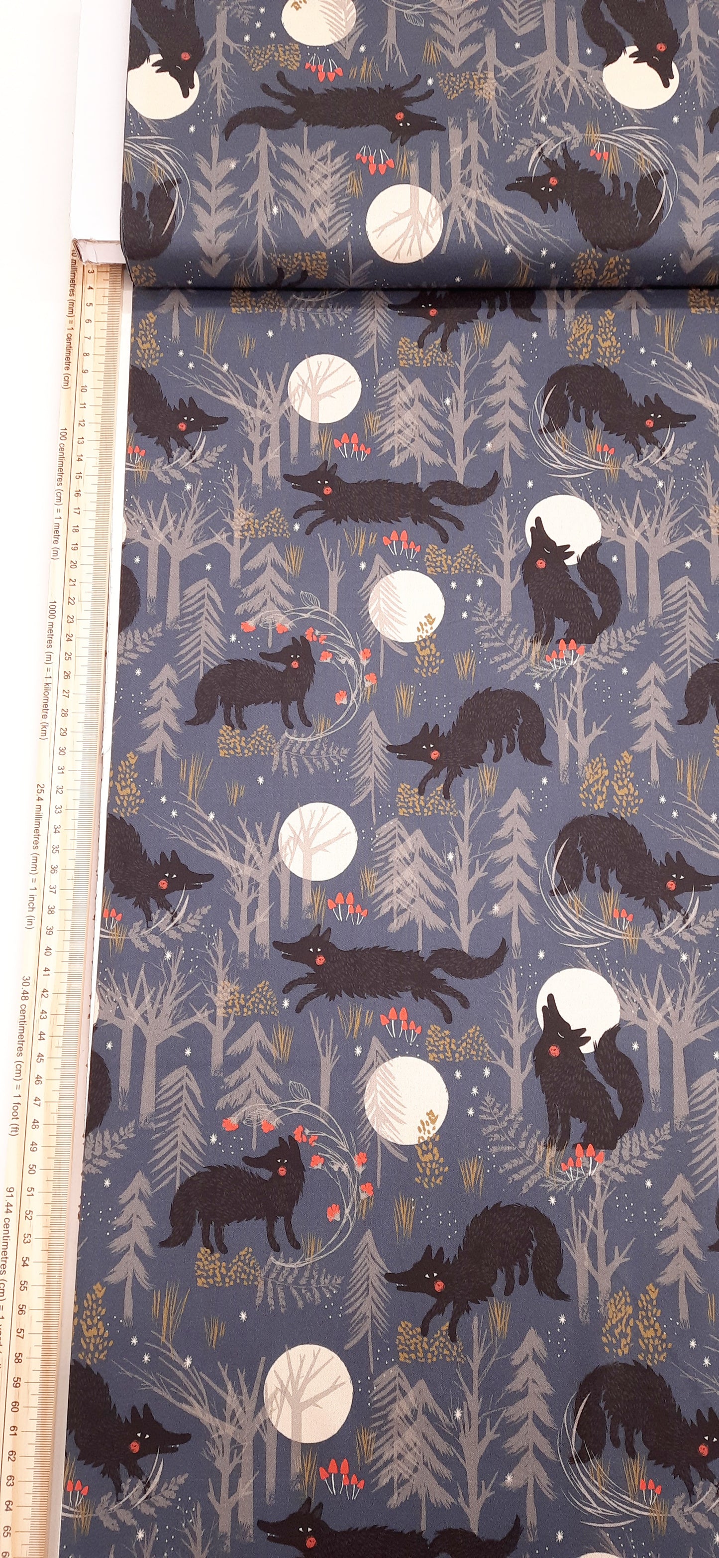 Wolves from Forest Whispers by Dashwood Studio - Per FQ (£10/m)