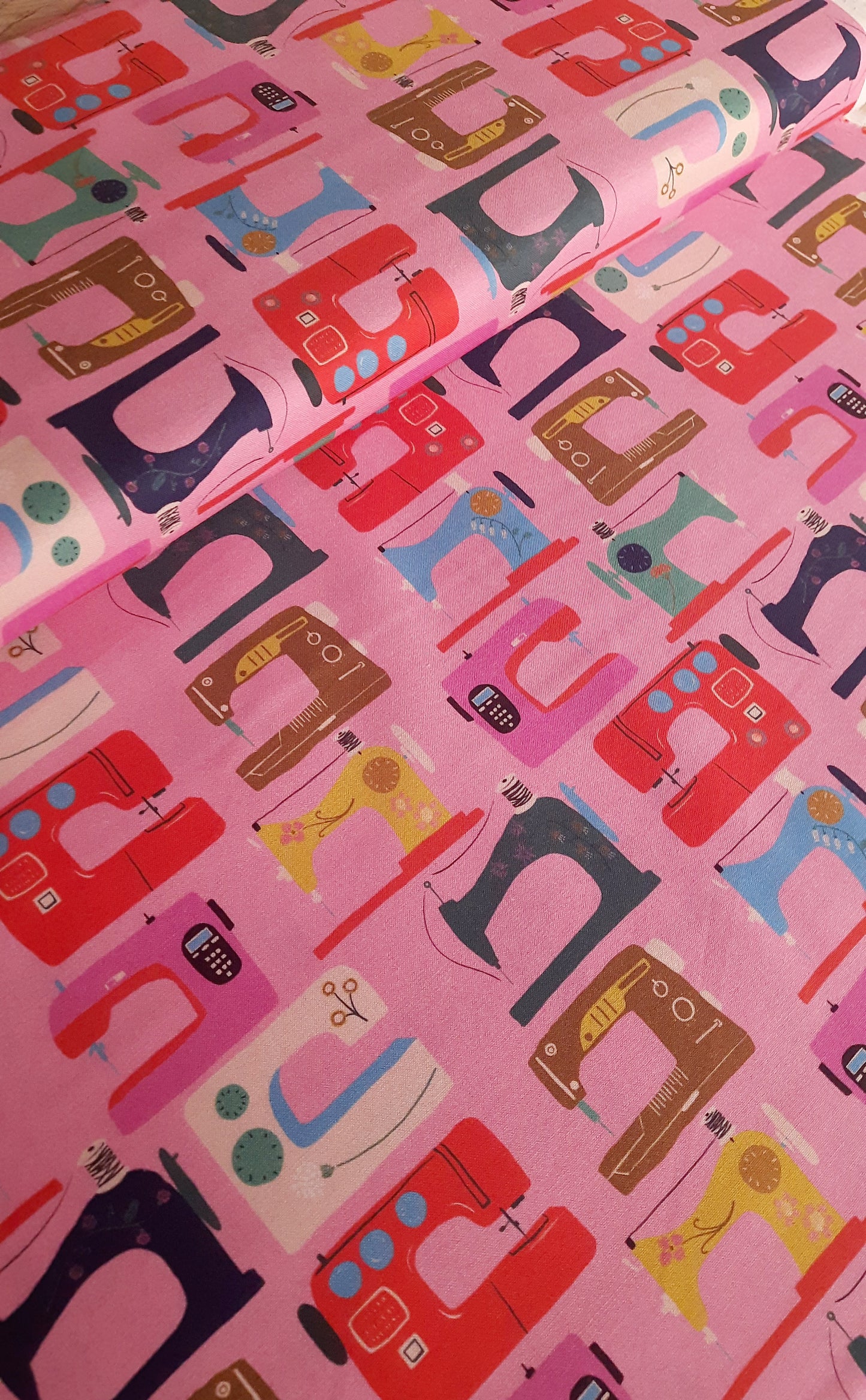 Sewing Machines 100% Cotton by Dashwood Studio - Remnant 104cm x width