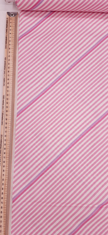 Pink Straws 100% Cotton from Citrus Pop - Per FQ (£10/m)