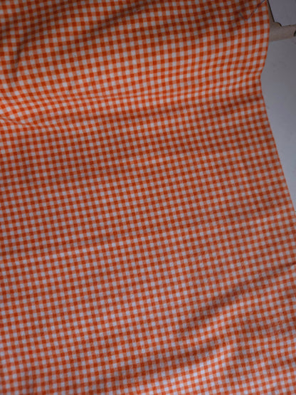 Harvest Rose Amber Gingham Flannel - Per ¼ Metre (£14/m)