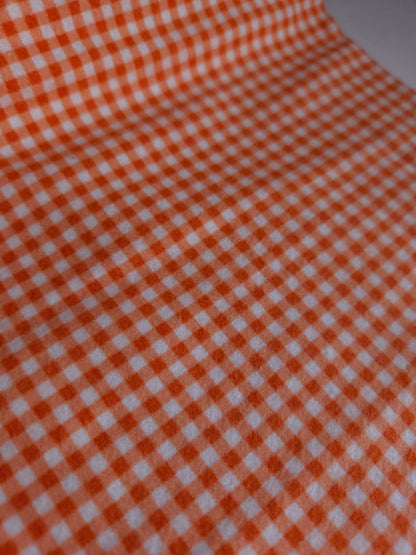 Harvest Rose Amber Gingham Flannel - Per ¼ Metre (£14/m)